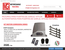 Tablet Screenshot of motoresgaraje.com